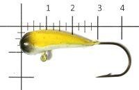 Мормышка судаковая Уралка Светлячок 12гр желто-черный Fish Gold