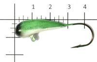 Мормышка судаковая Уралка Светлячок 12гр зелено-черный Fish Gold