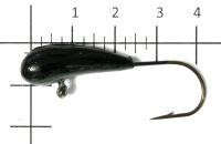 Мормышка судаковая Уралка Светлячок 12гр черный Fish Gold