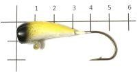 Мормышка судаковая Уралка Светлячок 16гр желто-черный Fish Gold