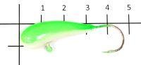 Мормышка судаковая Уралка Светлячок кр. Gamakatsu 16гр зеленый Fish Gold