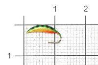 Мормышка Супер Банан окрашенный с ушком d2 127-164 Nautilus