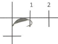 Мормышка Супер Банан с ушком d2 004 черный никель Nautilus