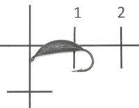 Мормышка Супер Банан с ушком d3 004 черный никель Nautilus