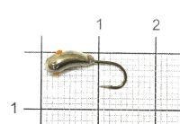 Мормышка Фасолинка с отверстием d4.5 001 серебро Nautilus
