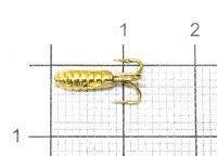 Мормышка Чертик ребристый d2.9 002 золото Nautilus