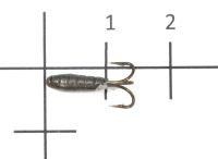 Мормышка Чертик ребристый d3 004 черный никель Nautilus