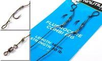 Оснастка волосяная Fluorocore Combi Rig №4 14см 20lb Nautilus