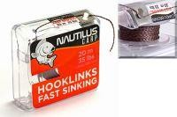 Поводковый материал Fast Sinking 20м 25lb camou brown Nautilus