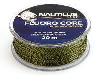 Поводковый материал Fluoro Core 20м 20lb camou green Nautilus