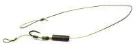 Поводок Carpe Diem Disruption 25lb 20см №6 green wide gape talon tip
