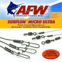 Поводок оснащенный AFW Surflon Micro Ultra 1*19 5кг-15см