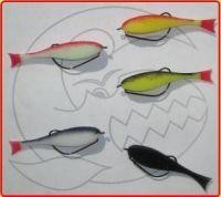 Поролоновая рыбка "Контакт"(офсет) 6см, зелено-красный ОООandquot;Контактandquot;