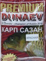 Прикормка Dunaev Premium 1кг Карп-Сазан Конопля красная