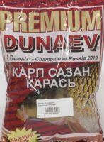Прикормка Dunaev Premium 1кг Карп-Сазан-Красный