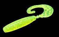 Приманка FAT G-Tail Grub 2" 431 Chartreuse Silver Glitter Reins