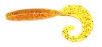 Приманка FAT G-Tail Grub 2" 566 Motor Oil Red Flake Reins