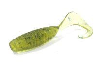 Приманка Flutter Tail Grub 55 green pumpkin Allvega