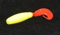 Приманка Flutter Tail Grub 55 solid yellow RT Allvega