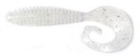 Приманка G-Tail Grub 4" 318 Clear Pearl Silver Reins