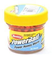 Приманка Powerbait Honey Worms 25 hot orange Berkley