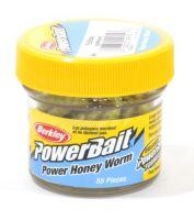Приманка Powerbait Honey Worms 25 yellow Berkley