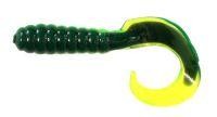 Приманка Walleye Grub 4" chart black core 452 Pradco Yum