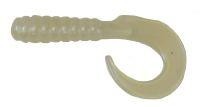 Приманка Walleye Grub 4" pearl white 483 Pradco Yum
