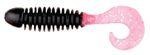 Приманка Wooly Curltail 1.5" black pink tail 31 Pradco Yum