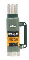 Термос Stanley Classic Vac Bottle Hertiage 1.3л. зеленый/серебристый
