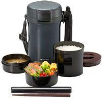 Термос для еды с контейнерами LWU-A201 Charcoal Grey Tiger