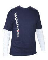 Толстовка Long Sleeve T-Shirt  Navy-Grey XXL Daiwa