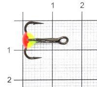 Тройник Mustad с каплей №10 LR