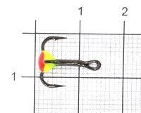 Тройник Mustad с каплей №12 LR