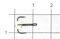 Тройник Mustad с каплей №14 FS