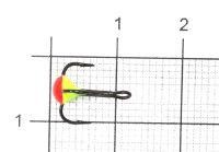 Тройник Mustad с каплей №14 LR