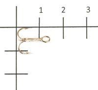 Тройник Standart Treble Hook №10 TH-02 O.S.P