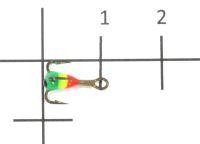 Тройник для приманок LJ с каплей 14/RYG Lucky John