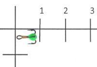 Тройник для приманок LJ с каплей 18/G Lucky John