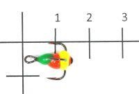 Тройник для приманок Salmo LJ Scandi с каплей 12/GRY