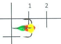 Тройник для приманок Salmo LJ Scandi с каплей 14/GRY