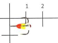 Тройник для приманок Salmo LJ Scandi с каплей 14/RYF