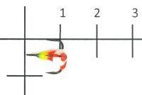 Тройник для приманок Salmo LJ Scandi с каплей 16/YRF