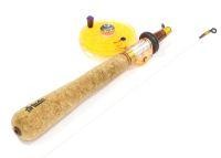 Удочка зимняя Хардкор L леворукая оранжевая Артуда