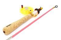 Удочка зимняя Хардкор XXL леворукая оранжевая Артуда