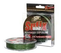 Шнур 832 Braid Lo Vis Green 135м 0.28мм Sufix