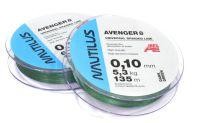Шнур Avenger 8 Green 135м 0,21мм Nautilus