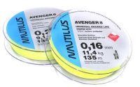 Шнур Avenger 8 Teflon Yellow 135м 0,16мм Nautilus