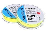 Шнур Avenger 8 Teflon Yellow 135м 0,18мм Nautilus
