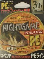 Шнур NightGame the Mebaru PE 150м 0,09мм Unitika